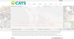 Desktop Screenshot of communityconcernforcats.org
